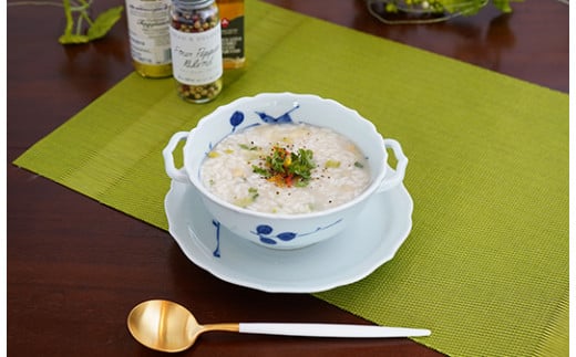 有田焼 花鳥紋 スープ碗皿【青雅堂】器 うつわ 食器 スープ皿 取り皿 セット ギフト A20-561佐賀県有田町20000雑貨・日用品食器・グラス