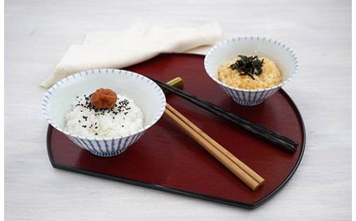 有田焼 十草飯碗 ペアセット 青雅堂 A25-124佐賀県有田町25000雑貨・日用品食器・グラス