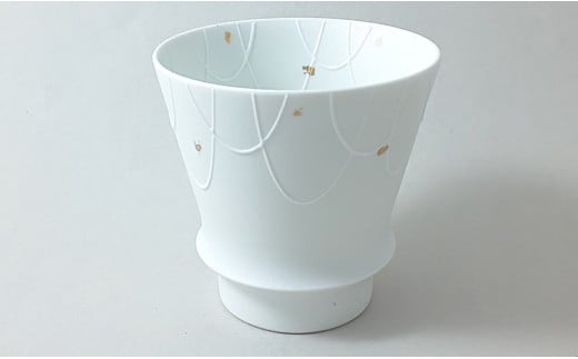 有田焼 匠の蔵 結 至高の焼酎グラス【ヤマト陶磁器】食器 器 うつわ 磁器 陶磁器 酒器 焼酎グラス グラス コップ カップ タンブラー シンプル 白 ホワイト 金彩 A12-155佐賀県有田町12500雑貨・