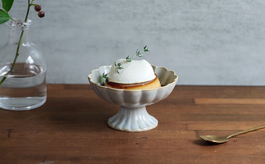 有田焼 シャーベットグレー デザートカップ  【ヤマト陶磁器】コンポート フルーツ カフェ おもてなし A11-99佐賀県有田町11000雑貨・日用品食器・グラス