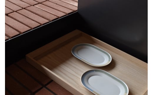 1616/ PC Oval Plate 200 2枚セット【1616/arita japan】有田焼 食器 器 皿 中皿 楕円皿 プレート オーバルプレート ホワイト シンプル A25-598佐賀県有田町25000雑貨・日用品食器・グラス
