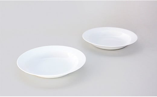 2016/ SD Deep Plate set【2016/オリジナル】有田焼 食器 器 皿 深皿 プレート ディーププレート 2枚 ホワイト シンプル AA40-387佐賀県有田町40000雑貨・日用品食器・グラス