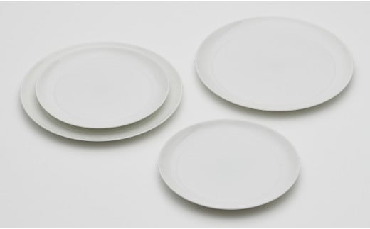 2016/ CM Plate set【2016/オリジナル】有田焼 食器 器 皿 中皿 食器セット 4点 プレート ホワイト シンプル AA70-181佐賀県有田町70000雑貨・日用品食器・グラス