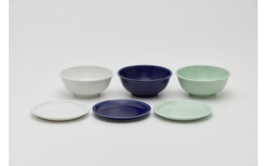 2016/ GS Bowl & Plate Set【2016/オリジナル】有田焼 食器 器 皿 小皿 鉢 小鉢 食器セット 6点 プレート ボウル ホワイト ブルー ピスタチオ シンプル A50-284佐賀県有田町50000雑貨・日用品食器・グラ