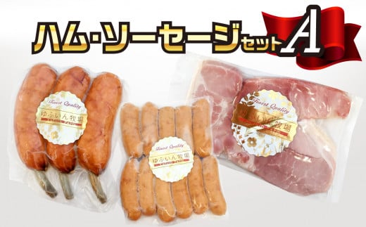 大分県産ハム・ソーセージセットA ハム ソーセージ 大分県産 骨付き フランクフルト 厚切りハム あらびきウインナー バーベキュー 焼く ボイル A05015大分県大分市11000肉加工肉(ハム・ソー