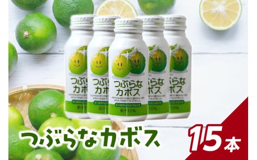 つぶらなカボス 15本 大分県 夏みかん つぶ入り さわやか 果肉 ご当地 ドリンク 人気 ジュース かぼす I02049大分県大分市10000お茶・飲料果汁・野菜飲料