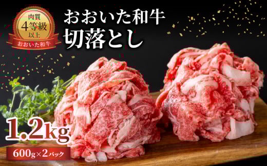 おおいた和牛 切落とし 1.2kg 牛肉 和牛 おおいた和牛 豊後牛 切り落とし 肉料理 霜降り 大分 赤身 炒め物 A01142大分県大分市20000肉牛肉