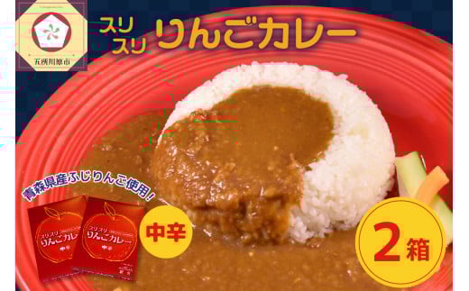 レトルトカレー 中辛  180g×2箱 すりおろし りんご 入り 五所川原 【 青森 赤い屋根の喫茶店「駅舎」で 人気 レトルト カレー 喫茶店 の味 360g 】青森県五所川原市9000鍋セット・総菜・加工食