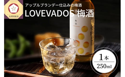 梅酒 LOVEVADOS梅酒 250ml 19%【青森りんご 100% ラブヴァドス ウメシュ ブランデー りんご うめ 林檎 梅 酒 完熟梅 】2025は500本限定生産の梅酒青森県五所川原市13000酒・アルコールその他 酒・ア