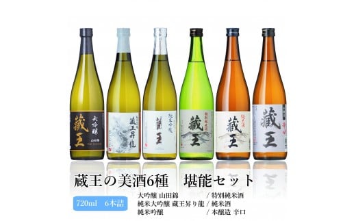 蔵王の美酒6種 堪能セット【0215201】宮城県白石市50000酒・アルコール日本酒