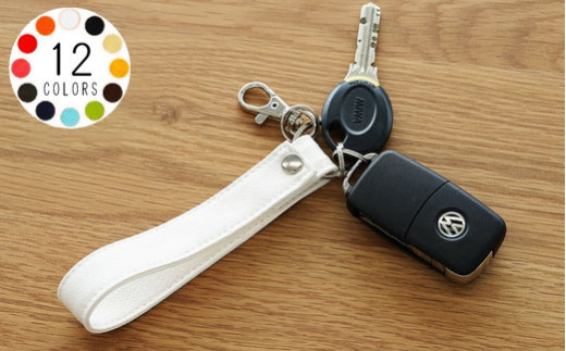No.228-13 PVCレザーキーリング「KEYDA」2個セット Mサイズ(ホワイト) / 雑貨 日用品 鍵 千葉県千葉県野田市12000衣類・装飾品・工芸品その他 装飾品・工芸品