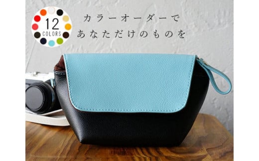 No.247-01 カラーオーダーできるPVCレザーカメラポーチ「sacoa」(ホワイト) / 雑貨 日用品 入れ物 千葉県千葉県野田市16000衣類・装飾品・工芸品その他 装飾品・工芸品