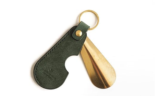 携帯用 靴べら 03 グリーン埼玉県加須市21000衣類・装飾品・工芸品靴・履物