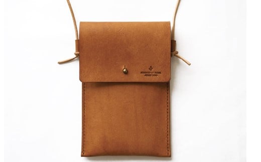 スマホショルダー ポーチ 02 ブラウン埼玉県加須市40000衣類・装飾品・工芸品鞄・バッグ