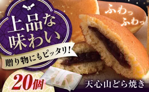 どら焼き 天心山 どら焼き (10個入り)×2 お菓子 和菓子 菓子 スイーツ どらやき おかし おやつ 広島県福山市/天心山ファーム ふるさと納税 20個 詰め合わせ セット 個包装 ギフト 贈り物 贈