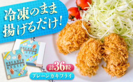 【スピード発送】 カキフライ 冷凍 カキフライ  (プレーン 計36粒)  広島県産 冷凍カキフライ 広島牡蠣 牡蠣 かき カキ  料理 簡単 魚介類 海鮮 ギフト 広島県産 瀬戸内海 海の幸 特産品 産地
