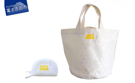 IIYU TEXTILE オケバック&フロセンウォレット クリーム山梨県富士吉田市35000衣類・装飾品・工芸品鞄・バッグ