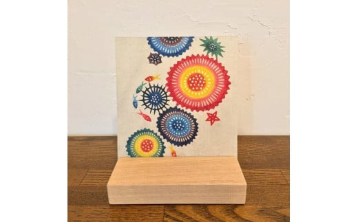 琉球あんどん板型(大)コーラル沖縄県南城市46000衣類・装飾品・工芸品その他 装飾品・工芸品