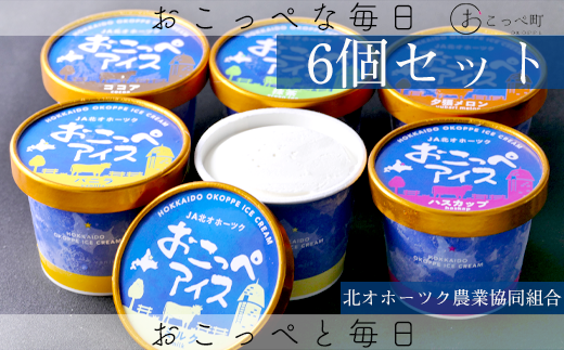 おこっぺアイス6個セット北海道興部町12000菓子・スイーツアイス・ジェラート