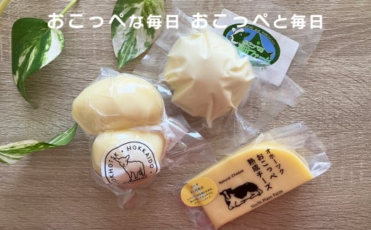 こどもも食べやすい3種チーズセットA北海道興部町14000卵・乳製品チーズ
