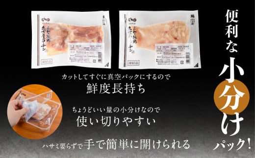三和 純鶏 名古屋コーチン もも肉 110g×10袋 小分け 冷凍 真空パック 肉 地鶏 鶏肉 創業明治33年 さんわ 鶏三和 冷蔵配送 とり肉 もも モモ肉 モモ 国産 渥美半島 愛知県 田原市愛知県田原市1500