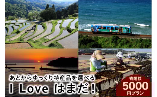 I Love はまだ!あとからゆっくり特産品を選べる(5千円プラン) 特産品 選べる お楽しみ 5000円 あとから選べる 選べる返礼品 あとから 【140_1402】島根県浜田市5000肉牛肉