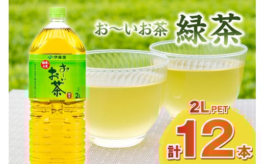 お〜いお茶 緑茶PET 2L 6本入り×2ケース 計12本 伊藤園 ドリンク 飲料 セット ペットボトル 伊藤園 お茶 グリーンティーお中元 オフィス ストック 備蓄 新生活 応援 準備 【114_2075】島根県浜田