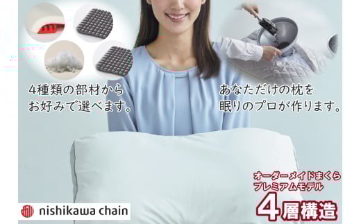 西川の完全オーダーメイド枕(プレミアムシリーズ)埼玉県吉川市150000雑貨・日用品寝具・タオル