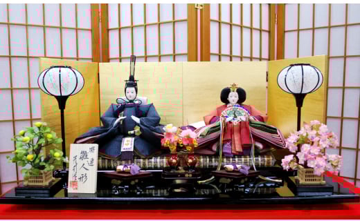 No.524 親王飾り・夕桜 / ひな人形 雛人形 お雛様 桃の節句 雛祭り 埼玉県 特産品埼玉県鴻巣市440000衣類・装飾品・工芸品その他 装飾品・工芸品