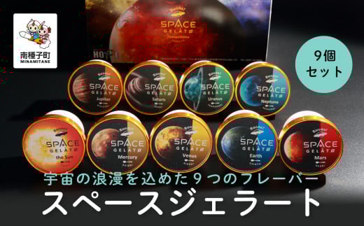 スペースジェラート 9個セット鹿児島県南種子町24000菓子・スイーツアイス・ジェラート