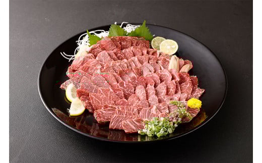 熊本 馬刺し 上霜降り(トロ)、馬肉ユッケ 500g×2 合計1kg熊本県熊本市60000肉ジビエ