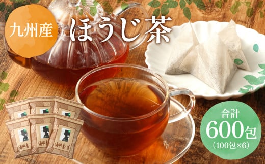 ほうじ茶 約600包 (100包×6) ティーバッグ 焙じ茶 国産熊本県熊本市20000お茶・飲料お茶