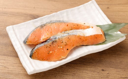 鮭のバジル焼き 2切れ×7パック 計14切れ 冷凍 鮭 魚 お魚 魚介 サケ バジル焼き 簡単調理熊本県熊本市10000魚介・海産物鮮魚