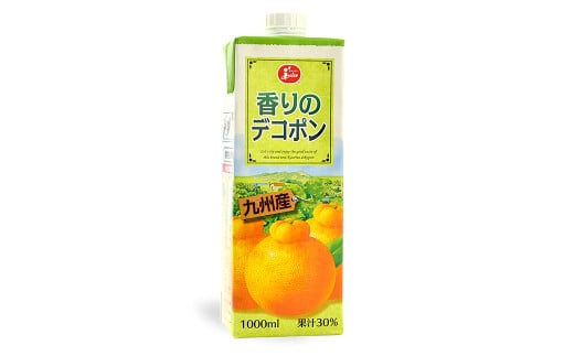香りのデコポン 1L×6本 計6L 果汁飲料 果汁入り飲料 ドリンク デコポン 国産熊本県熊本市8000お茶・飲料果汁・野菜飲料