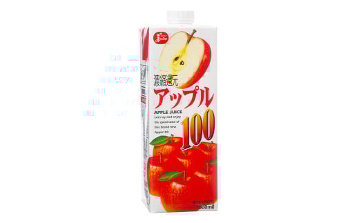 アップル100 1L×6本 計6L アップルジュース ジュース ドリンク フルーツジュース アップル りんご 林檎 果汁100%熊本県熊本市7000お茶・飲料果汁・野菜飲料