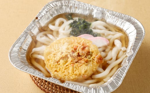 鍋焼きうどん えび天うどん 18食 うどん えび天付き 簡単調理 時短 麺類 生タイプ太麺 和風スープ熊本県熊本市11000麺うどん