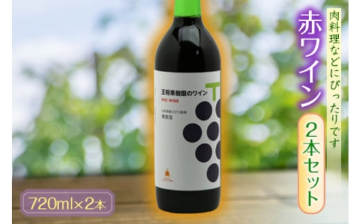 赤ワイン2本セット F2Y-1306山形県13000酒・アルコールワイン