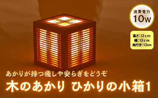 木のあかり ひかりの小箱1 F2Y-1546山形県39000衣類・装飾品・工芸品その他 装飾品・工芸品