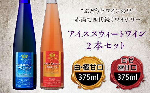 大浦葡萄酒 アイススウィートワイン2本セット F2Y-2209山形県18000酒・アルコールワイン