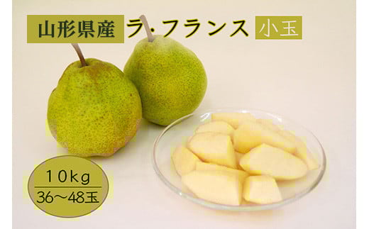 《先行予約 2025年度発送》【山形県産】小玉ラ・フランス10kg(36〜48玉/M〜2Lサイズ)  なし ナシ 梨 デザート フルーツ 果物 くだもの 果実 食品 山形県 FSY-0882山形県14000果物・フルーツりんご