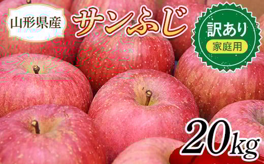 りんご 訳あり サンふじ 20kg (10kg×2箱) 山形県産 《先行予約 2025年11月中旬から発送開始》 リンゴ 林檎 デザート フルーツ 果物 くだもの 果実 食品 山形県 FSY-1395山形県32000果物・フルーツり