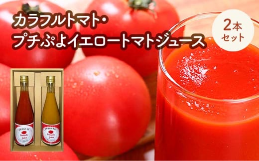 カラフルトマト・プチぷよイエロートマトジュース 2本セット 【11218-0902】埼玉県深谷市14000お茶・飲料果汁・野菜飲料