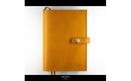 maf pinto (マフ ピント) レザー手帳カバー B6 イエロー 本革 日本製福岡県大川市57500衣類・装飾品・工芸品その他 装飾品・工芸品