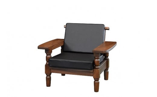 アーバンソファ1P:ウォールナット色福岡県大川市697500衣類・装飾品・工芸品その他 装飾品・工芸品