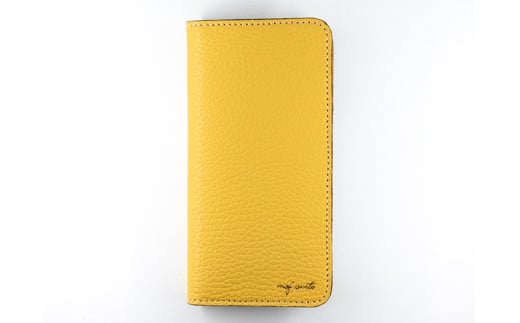 maf pinto アイフォーンケース 本革 日本製 (iPhone SE 第2世代 / 8 / 7, ) ADRIA LINE 【ライトイエロー】福岡県大川市25000衣類・装飾品・工芸品その他 装飾品・工芸品