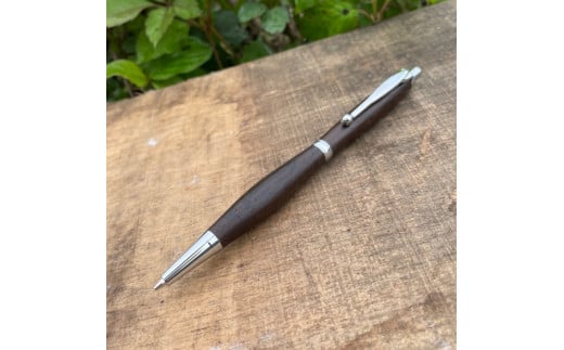 【木製シャープペンシル 0.5mm(黒柿・艶消し仕上げ)2Pice】木製シャープペンシル 木軸シャープペンシル 銘木 プレゼント 贈り物 記念品 贈答品 MUKU屋 MUFactory福岡県大川市27500雑貨・日用品