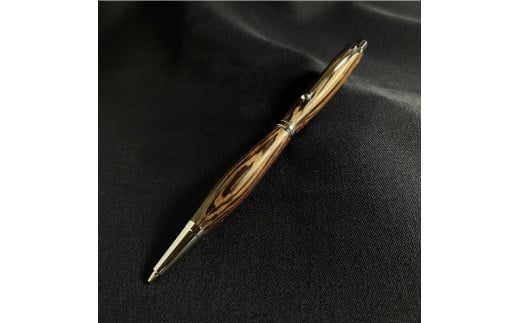 【木製シャープペンシル 0.5mm(ウェンジ材・縞杢・艶消し仕上げ)2Pice】木製シャープペンシル 木軸シャープペンシル 銘木 プレゼント 贈り物 記念品 贈答品 MUKU屋 MUFactory福岡県大川市27500