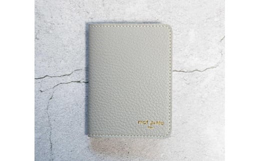 maf pinto (マフ ピント) レザーカードケース クリアポケット ライトグレー ADRIA LINE 本革 日本製福岡県大川市15000衣類・装飾品・工芸品財布