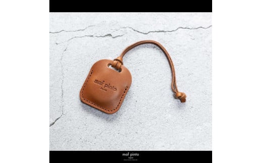 maf pinto (マフ ピント) air tag ケース カバー スクエア 保護 ライトブラウン(同色ステッチ) レザー 本革 日本製福岡県大川市10000衣類・装飾品・工芸品その他 装飾品・工芸品