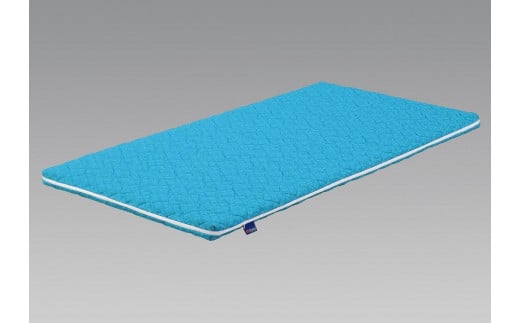 シングルサイズ 国産薄型マットレス 高体圧分散 グランふとんコローレ(S)【ターコイズブルー色】福岡県大川市130000雑貨・日用品寝具・タオル